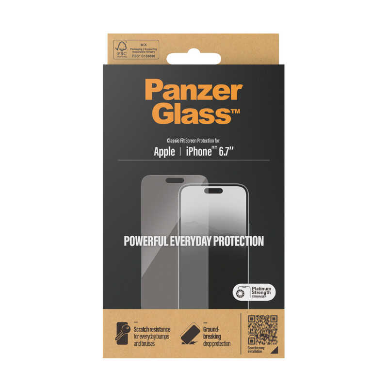 PANZERGLASS PANZERGLASS iPhone 15 Plus Classic Fit 2807 2807