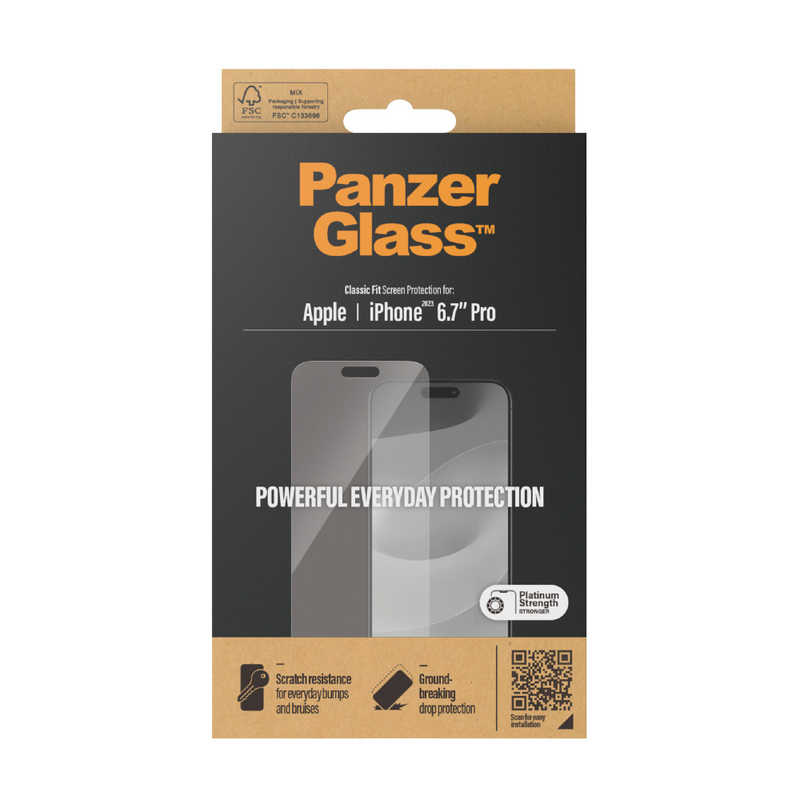 PANZERGLASS PANZERGLASS iPhone 15 Pro Max Classic Fit 2808 2808