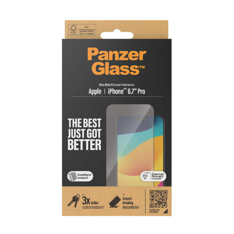 PANZERGLASS PANZERGLASS iPhone 15 Pro Max UWF 治具付き 2812 2812