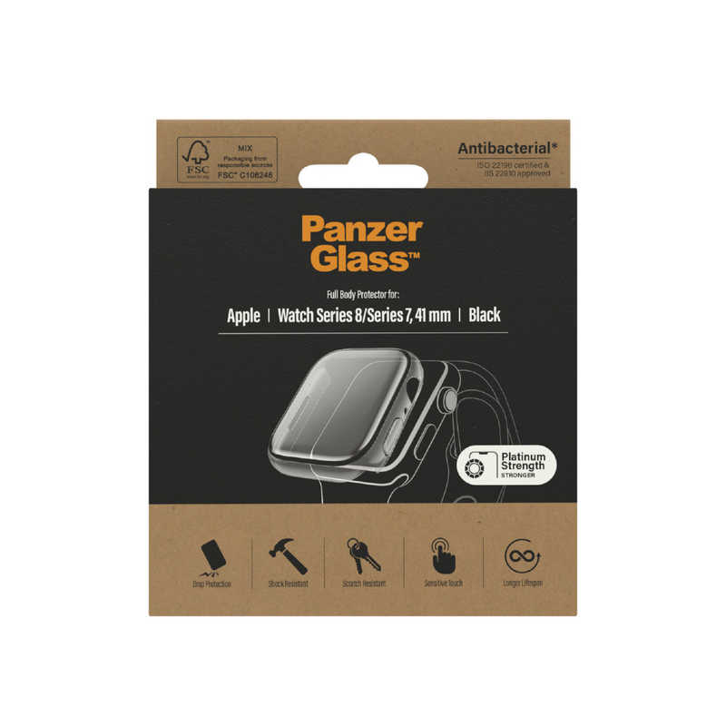 PANZERGLASS PANZERGLASS PanzerGlass Full Body Apple Watch 7 41mm Black AB 03663 03663