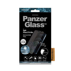 PANZERGLASS iPhone 6.7inch 2020 Black 抗菌仕様 カムスライダー(スワロフスキータイプ)&プライバシー P2718