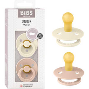 CLOVISBABY 天然ゴムおしゃぶり COLOUR(カラー) サイズ1 2PK Ivory / Blush 