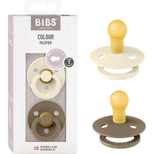 CLOVISBABY 天然ゴムおしゃぶり COLOUR(カラー) サイズ1 2PK Dark Oak / Ivory CLOVISBABY 天然ゴムおしゃぶり COLOUR(カラー) サイズ1 2PK Dark Oak / Ivory