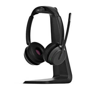 EPOS IMPACT 1061T USB両耳ヘッドセット Bluetooth 充電スタンド付 周囲のノイズ低減 AI搭載 EPOS-1001173