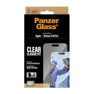 PANZERGLASS iPhone 17 �K���X�t�B���� PanzerGlass Screen Protector Classic Fit ����t�� PG97490