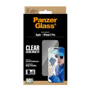 PANZERGLASS iPhone 17Pro ガラスフィルム PanzerGlass Screen Protector UWF 治具付き PG99748