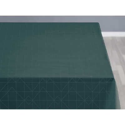 ソダール テーブルクロス 140x220 Refined Damask Greenl グリーン 