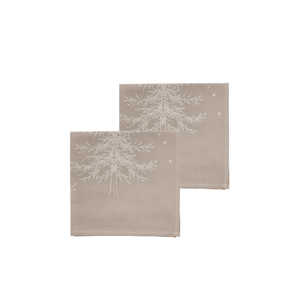 ソダール ナプキン Winterland Taupe 4個セットl トープ 15037CN ソダール ナプキン Winterland Taupe 4個セットl トープ 15037CN