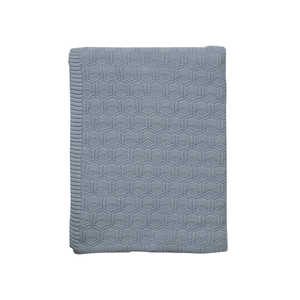 ソダール 肩掛け 130x170 Deco knit Linen bluel リネンブルー 727296