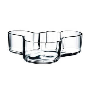 IITTALA アイノ・アアルト ボウル 皿 50×195mm クリア ［正規品］ 1007035