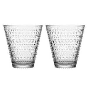 IITTALA カステヘルミ タンブラー グラス コップ 約300ml ペアセット (2個入り) クリア ［正規品］ 1018763