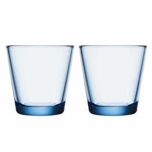 IITTALA �J���e�B�I �^���u���[ �O���X �R�b�v ��210ml �y�A�Z�b�g (2����) �A�N�A �m���K�i�n 1024679