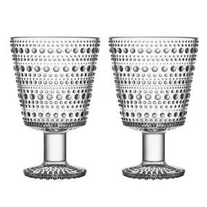 IITTALA カステヘルミ ユニバーサルグラス 約260ml ペアセット (2個入り) クリア ［正規品］ 1051133