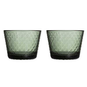 IITTALA ツンドラ タンブラー グラス コップ 約160ml ペアセット (2個入り) パイングリーン ［正規品］ 1070604