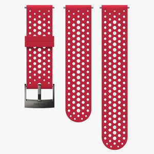 スント 時計関連品/腕時計替えベルト 24 ATH1 SILICONE STRAP RED/GREY S＋M レッド SS050681000