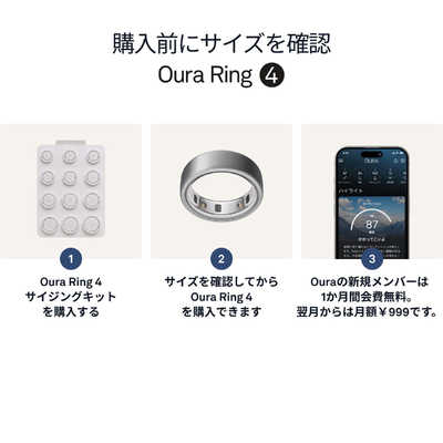 OURARING Oura Ring 4(オーラリング 4) ブラッシュドシルバー/size10