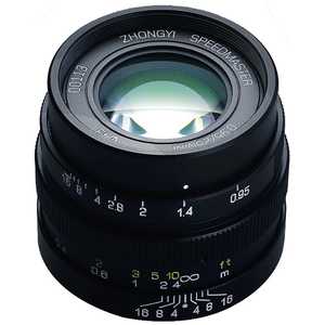 中一光学 カメラレンズ ［マイクロフォーサーズ /単焦点レンズ］ ブラック SPEEDMASTER 25mm F0.95