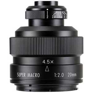 中一光学 カメラレンズ ［キヤノンEF /単焦点レンズ］ ブラック FREEWALKER 20mm F2.0 SUPER MACRO 4-4.5：1