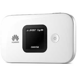 HUAWEI SIMフリーモバイルルーター ホワイト LTE/Wi-Fi［無線a/b/g/n(2.4G/5GHz)］標準SIMｘ1 E5577S324