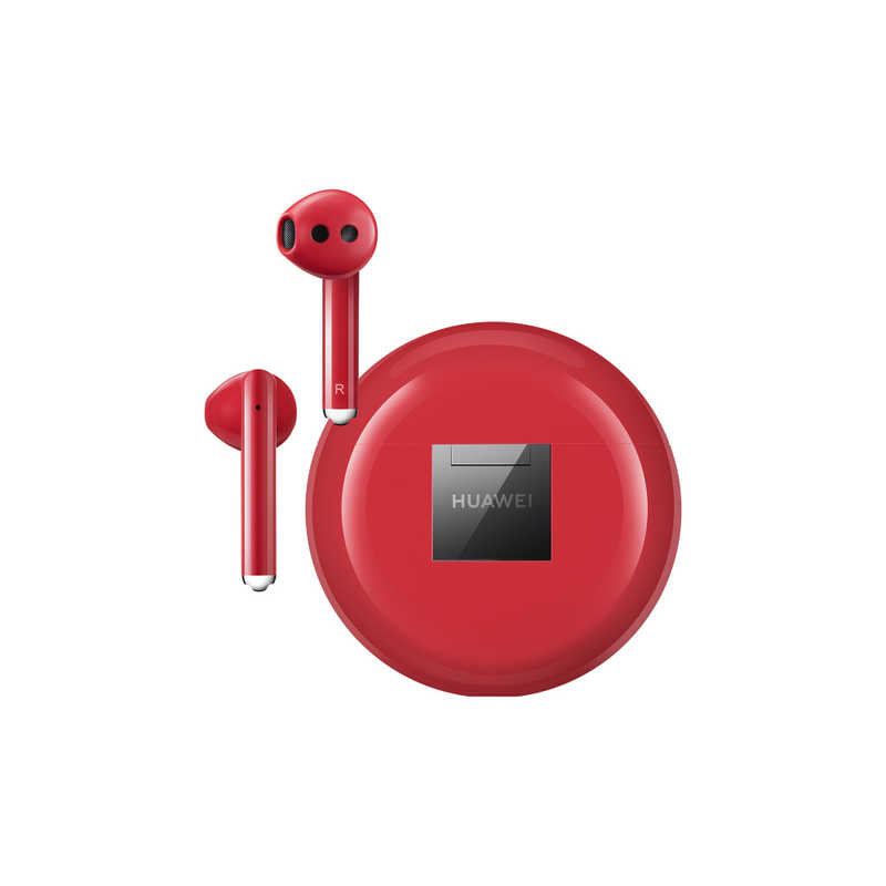 HUAWEI HUAWEI フルワイヤレスイヤホン [マイク対応/ワイヤレス(左右分離)/Bluetooth/ノイズキャンセリング対応] FREEBUDS3/RED FREEBUDS3/RED