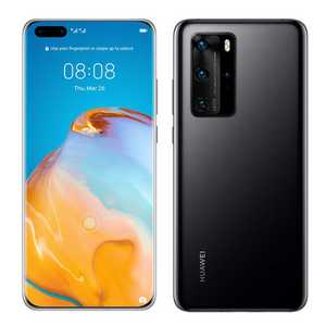 HUAWEI SIMフリースマートフォン　 P40 Pro ［メモリ/ストレージ： 8GB/256GB］ ブラック P40Pro/BK(Bla