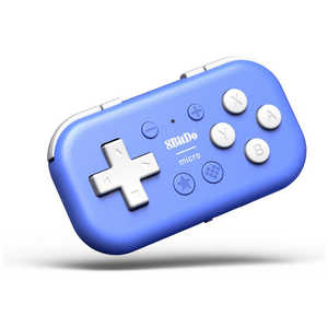8BITDO 8BitDo Micro Bluetooth �|�P�b�g�T�C�Y �~�j�R���g���[���[ (�L�[�{�[�h���[�h�Ή�/�Ў�f�o�C�X) Blue
