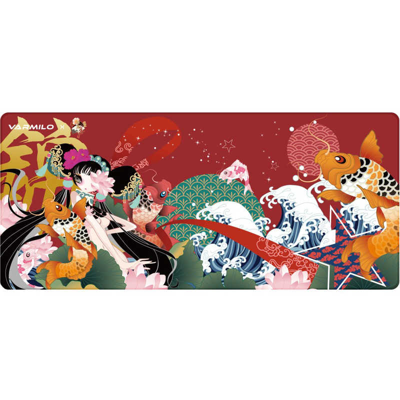Varmilo Varmilo ゲーミングマウスパッド [900x400x3mm] Koi Mousepad XL -Peony- vm-mp-koi-xl-peony vm-mp-koi-xl-peony