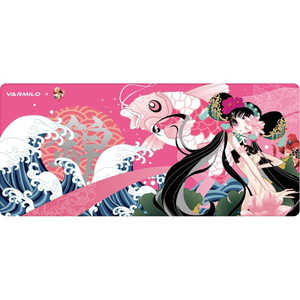 Varmilo ゲーミングマウスパッド [900x400x3mm] Koi 鯉 XL -Camellia 椿- ピンク vm-mp-koi-xl-camellia