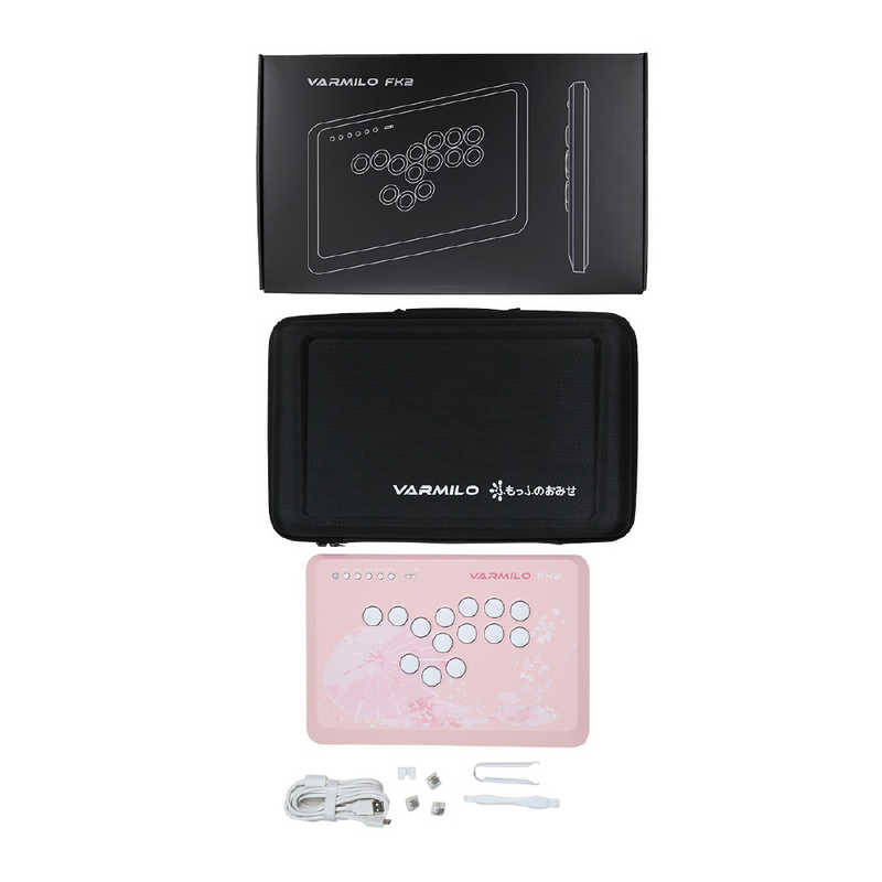 Varmilo Varmilo FK2 Leverless Arcade Controller for Fighting Games VMFK2SAKURA VMFK2SAKURA