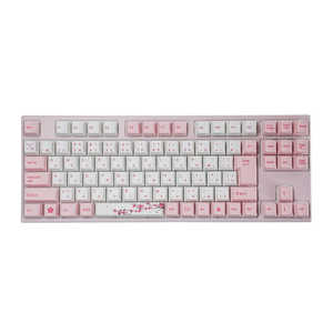 Varmilo APC92 Sakura R1 EC V3 Jasmine �Q�[�~���O�L�[�{�[�h �m�L�� / USB-A�{USB-C�n �s���N vm-apc92-skr-jasmine