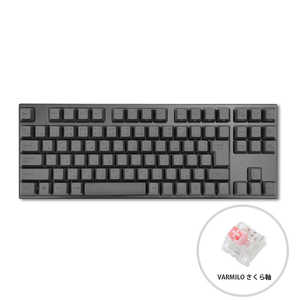 Varmilo ゲーミングキーボード Ink: Charcoal JIS 92 Keyboard グレー  [有線 /USB] vm-vem92-a032-sakura