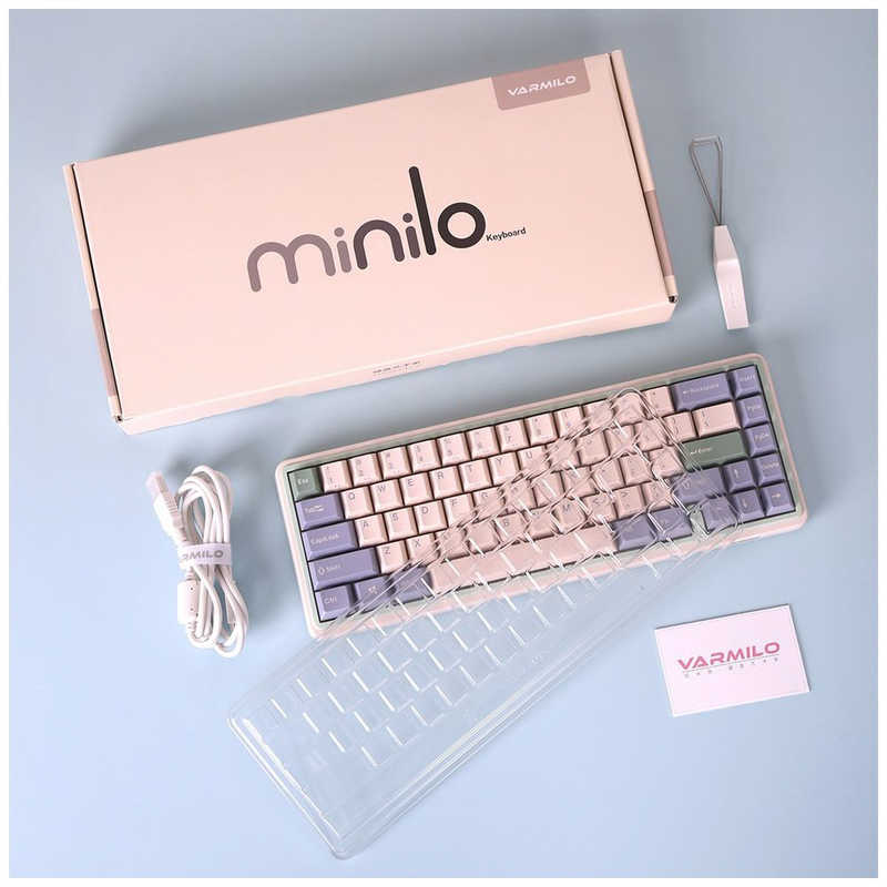 Varmilo Varmilo Minilo Eucalyptus 有線 67 ANSI Keyboard Gateron G Pro 2.0 Silver VMVXH67A046GR2SILVER VMVXH67A046GR2SILVER