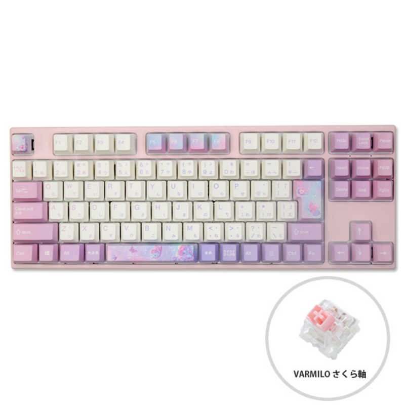 Varmilo Varmilo ゲーミングキーボード Dreams on Board 92(サクラ軸) [有線 /USB] VEM92A030SAKURA VEM92A030SAKURA