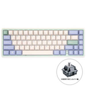 Varmilo ゲーミングキーボード グリーン Minilo Eucalyptus Wired 67 ANSI Keyboard [有線 USB］ VXH67A046SL