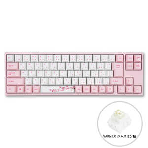 Varmilo ゲーミングキーボード ピンク Sakura 73 JIS Keyboard  ［有線 USB］ MA73WP88JJS