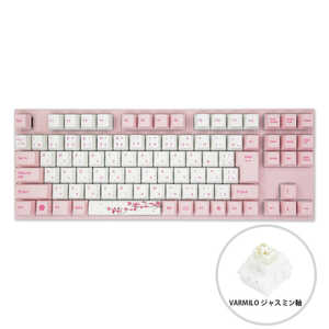 Varmilo ゲーミングキーボード ピンク Sakura 92 JIS Keyboard  ［有線 USB］ VEM92A042JS