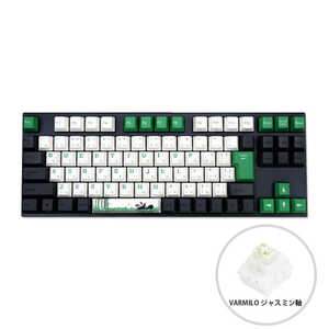 Varmilo ゲーミングキーボード グリーン Panda R2 92 JIS Keyboard ［有線 USB］ VEM92A029JS