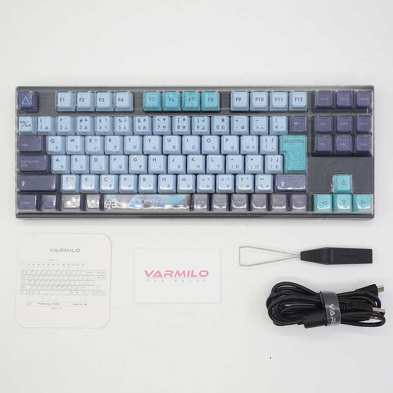 Varmilo Varmilo Aurora 92 JIS Keyboard ゲーミングキーボード ブルー ［有線 /USB］ VMVEM92A060JS VMVEM92A060JS