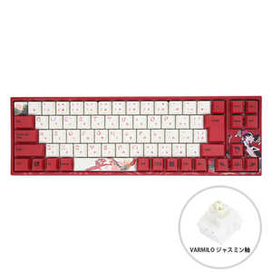 Varmilo Koi 73 JIS Keyboard ゲーミングキーボード レッド ［有線 /USB］ VMMA73A039JS