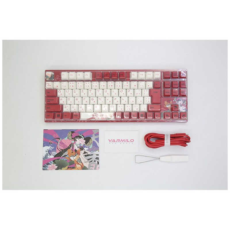 Varmilo Varmilo Koi 92 JIS Keyboard V2 Sakura軸 vm-vem92-a039-sakura vm-vem92-a039-sakura