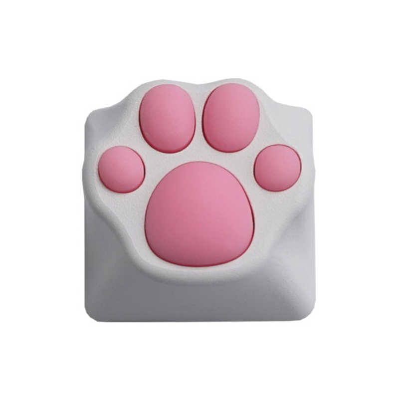 Varmilo Varmilo キーキャップ Varmilo ZOMO Kitty Paw Plastic Key Cap for Cherry MX Switches ピンク & ホワイト VMZMKITTYPAW VMZMKITTYPAW