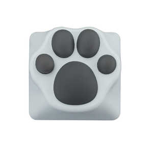 Varmilo Varmilo ZOMO Kitty Paw Plastic Key Cap for Cherry MX Switches ゲｰミングキｰキャップ vm-zm-kitty-paw-white-black-pl ホワイト & ブラック