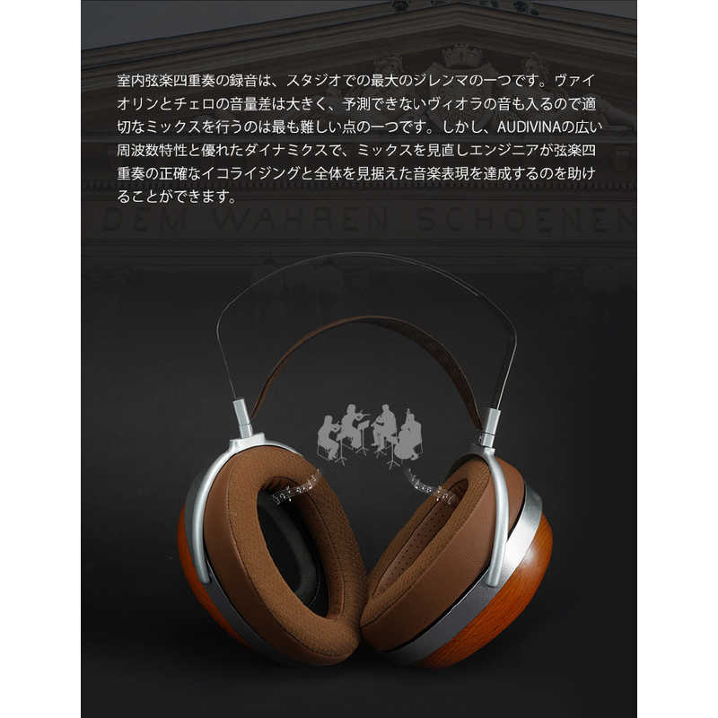 HIFIMAN HIFIMAN 密閉型平面駆動ヘッドホン AUDIVINA AUDIVINA