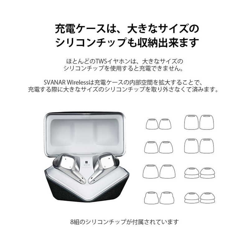 HIFIMAN HIFIMAN 完全ワイヤレスイヤホン [ ワイヤレス ( 左右分離 ) / Bluetooth / ノイズキャンセリング 対応 ]  SVANARWIRELESS SVANARWIRELESS