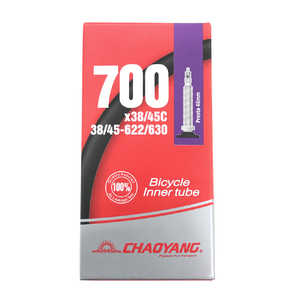 CHAOYANG 自転車用チューブ 700×38-45C チューブ 仏式48mm/箱入り 154818
