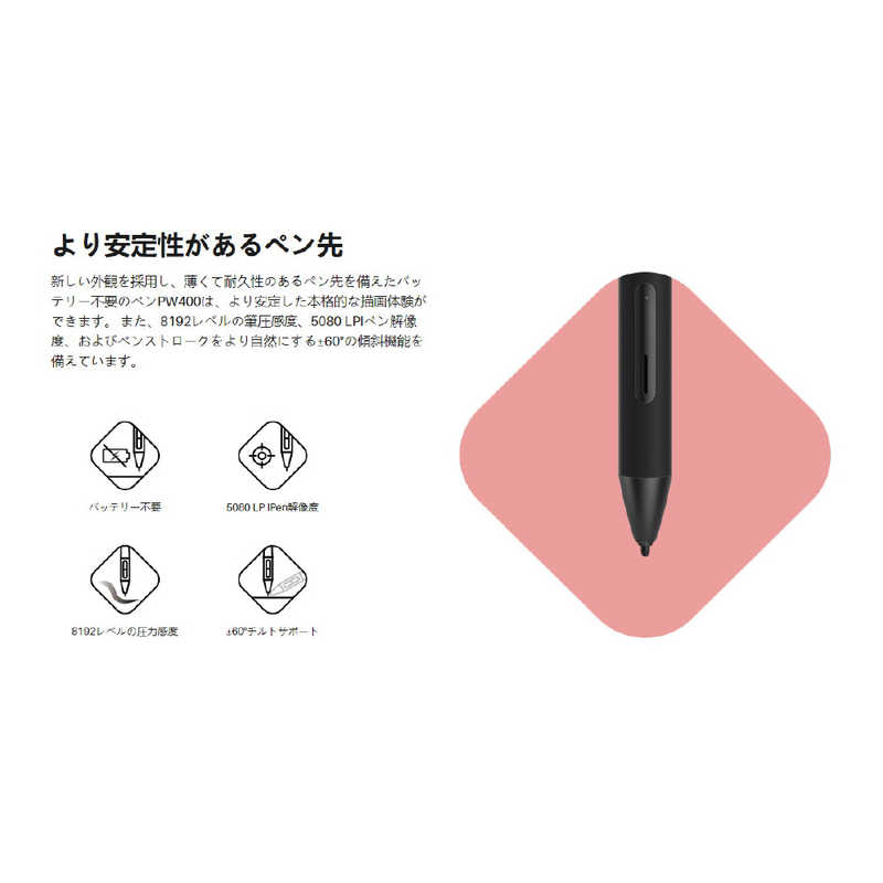 HUION HUION Inspiroy RTS-300 コスモブラック RTS-300-K RTS-300-K