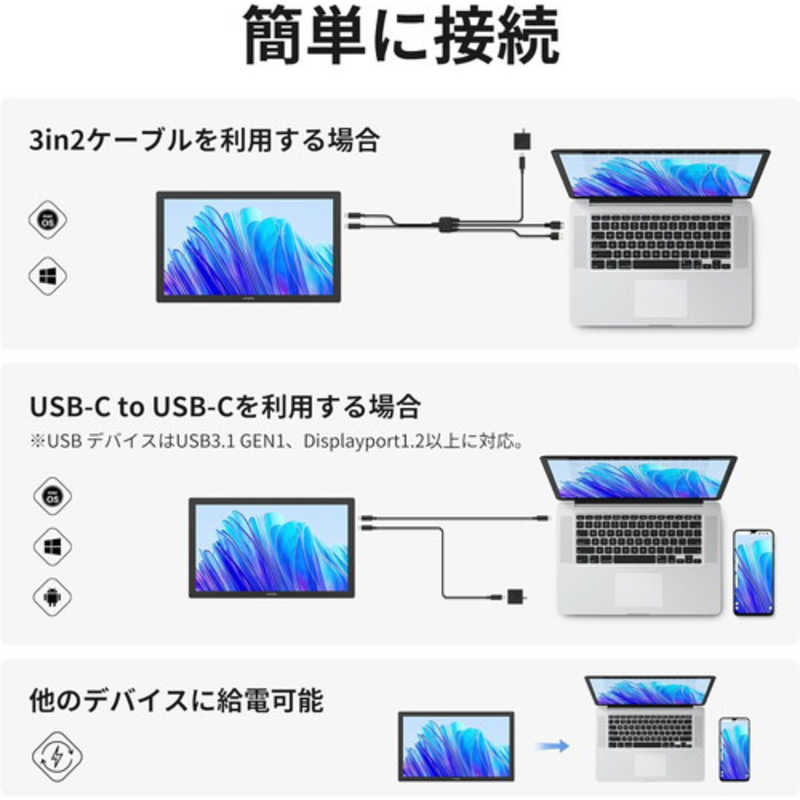 HUION HUION 液晶ペンタブレット ［18.4型］ USB-C接続 Kamvas Pro 19(Android/Mac/Windows11対応) ブラック GT1902 GT1902