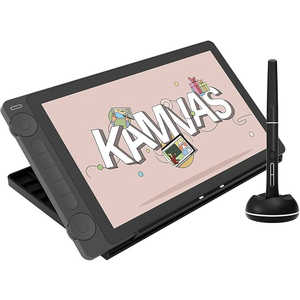 HUION 液晶ペンタブレット ［13.3型］ USB-A/HDMI接続 ブラック GS1333SK