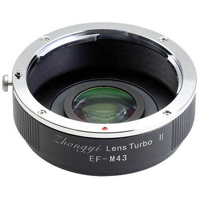 中一光学 LensTurboII EF-m43 フォーカルレデューサーレンズ搭載