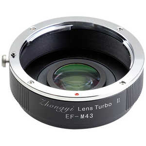 中一光学 LensTurboII EF-m43 フォーカルレデューサーレンズ搭載マウントアダプター Lens TurboII EF-m43 Lens TurboII EF-m43